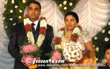 Sunoj Rosu Wedding Reception Photos